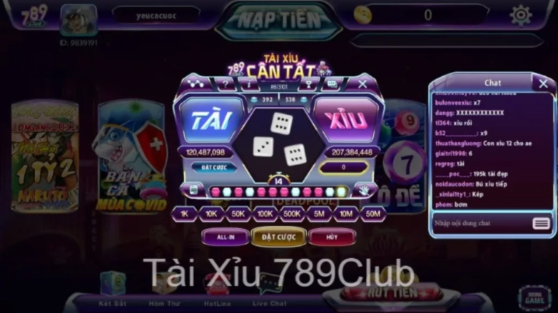 cầu tài xỉu 789 Club