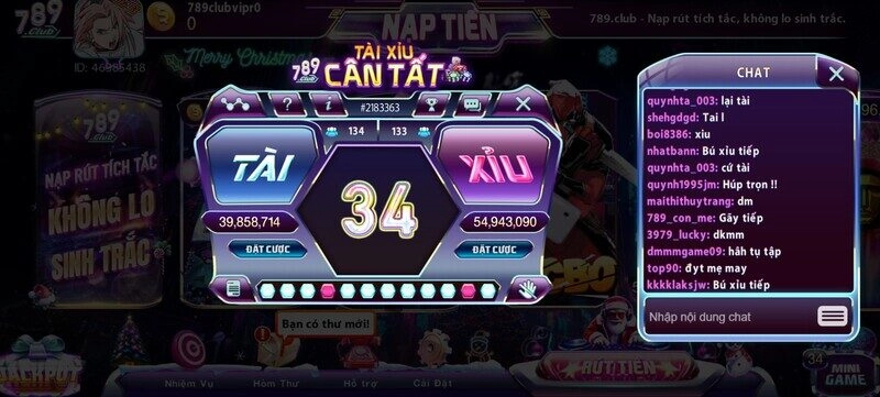Giới thiệu game Tài Xỉu 789 Club