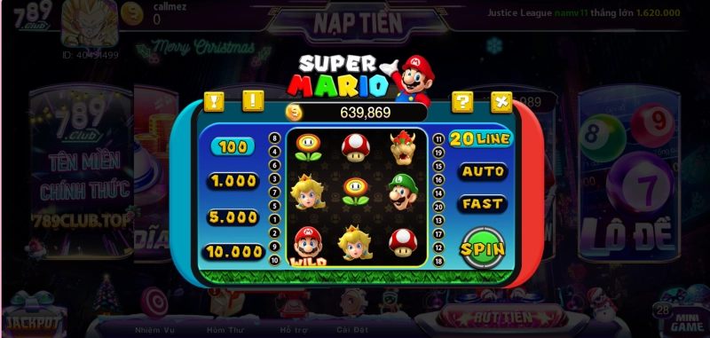 Mini game Super Mario