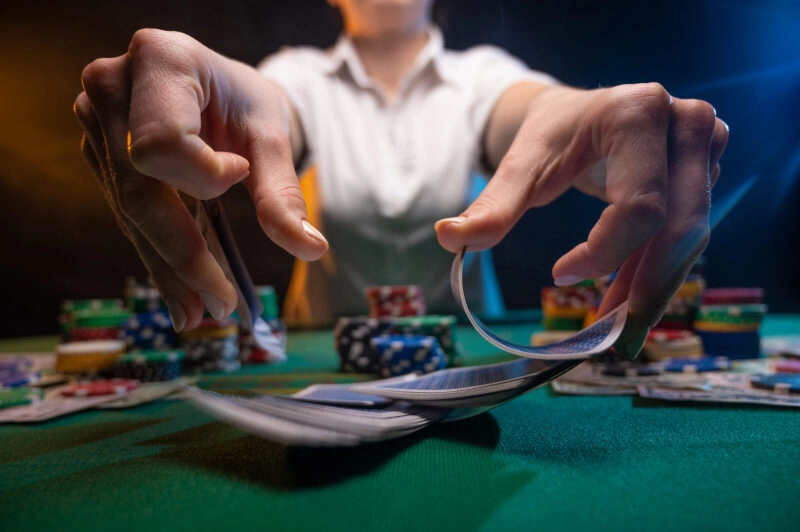 Cách chia bài Poker